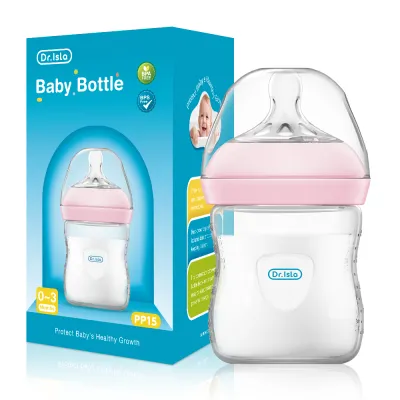 Dr.isla Dot Bayi Botol Susu 330Ml / 240MI /150Ml Botol susu bayi newborn BPA Free Botol Minum Bayi PP Botol Minum Anak BYP06/BYP07 dot botol susu botol susu bayi 0 6 bulan
