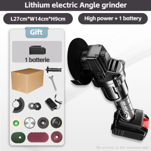 sickleroc cordless drill Metal Cutter Brushless Cordless Angle Grinder   Grinding Polisher toolbox