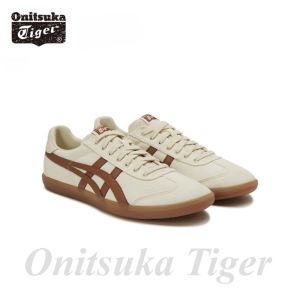 Original Tiger Shoes Dexun Classic Canvas Beige/orange Red Mens and Womens Wear Resistant Non-slip Comfortable Casual Sports Shoes 1183A862-200