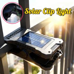 Portable Solar Clip Light Outdoor Solar Light IP67 Waterproof Light Solar Garden Light Motion Sensor