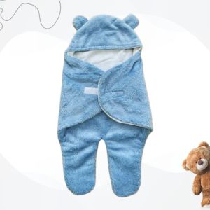 FANNA - Selimut Bayi Nweborn Sleepsack Soft Blanket - Bedong Instant Wool Kana
