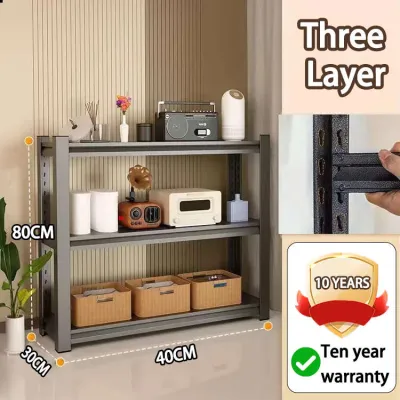 Metal Shelf Rack Kitchen Organizer Store Room Rack 5 Tier Heavy Duty of Shelving Organiser Quick Setup Boltless Storage Metal Shelf Kitchen Rack
