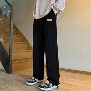 celana korean style celana panjang santai celana dasar pria standar celana longgar Celana panjang kain wafel celana korean pria celana panjang longgar pria celana kasual pria celana panjang putih