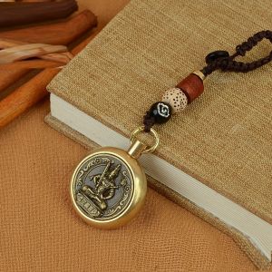 Móc khóa kim loại xoay hình phật