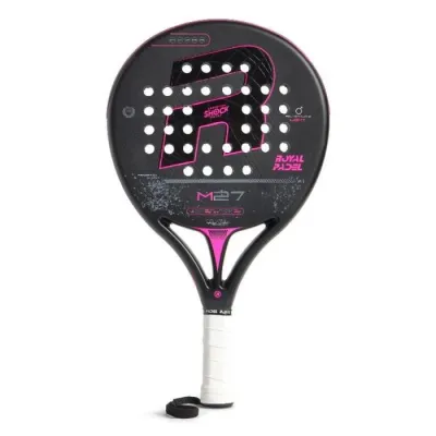 ROYAL PADEL M27 LIGHT 2026 Round Carbon 3k Racket Padel Original - m27 light