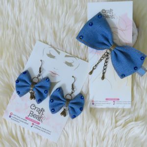 ต่างหูแฮนด์เมด วินเทจ| ต่างหูผ้ายีนส์ ลูกไม้ ต่างหู+กิ๊บ | ต่างหูแฟชั่น|เกรดส่งออก|ซื้อสินค้าในร้านครบ 200฿❗ฟรีของแถม