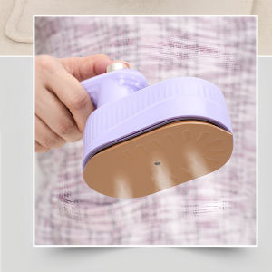 Portable Steamer Iron 2-in-1 10s Fast Heat 180° Foldable Handle Dry & Wet Garment Wrinkle Remover for Home Clothes Care