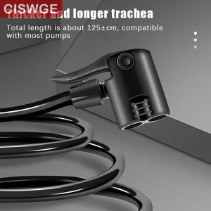 [COD] CISWGE SPORTS Bicycle Air Pump Extension Tube Pump Bicycle Hose Air Pump Connector Bike Air Pump Tire Inflator Nozzles Accessories Pump Hose