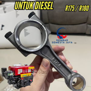 JF Stang Seher R175 R180 Mesin Diesel Solar 7 HP 8 HP PK Connecting Rod Con Rod Piston Conrod Penggerak Serba Guna Jiang Fa Dong Hai Dong Feng Genset Industri Pertanian Molen Pengaduk Semen Perahu Kapal Laut