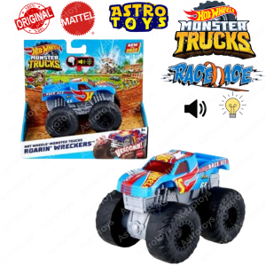Hot Wheels Monster Trucks Roaring Wreckers 1:43 Truck / Mainan Anak Diecast Mobil Truk Hotwheels Hotweels