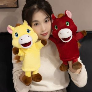 TSEVD การเล่าเรื่อง หุ่นม้าเล็ก รูปม้า จำลอง ของเล่นม้าตุ๊กตาขนนุ่ม ของเล่นนิ้วมือ การศึกษาปฐมวัย หุ่นนิ้วมือเล่าเรื่อง ช่วงเวลาแห่งการเล่าเรื่อง