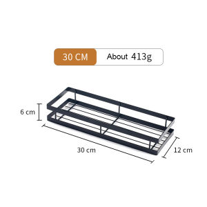 Stainless Steel Kitchen Rack Spice Rack Wall-Mounted Storage Rack Bathroom Rak Shelf Storage Rack Paper Rack hanger Corner Rack 厨房收纳架