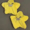 Angry Moving Stars Chiikawa Plush Toy Cute Yellow Pentagonal Heart Expression Stars Plush Soft Kawaii Toys Gifts for Kids. 