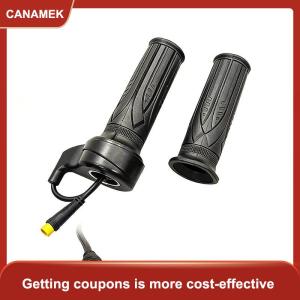 【CANAMEK】 1 cặp 20x Scooter tốc độ ga xử lý 12V đến 72V cho 22.2mm Tay Lái Xe đạp điện ga với 3 pin kết nối không thấm nước