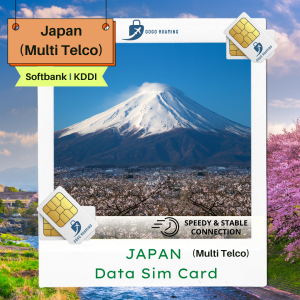 【JAPAN Multi 30GB】Japan (Multi Telco) Unlimited Travel Roaming Data Prepaid Cards【3GB - 30GB】GOGO ROAMING Travel Data Cards
