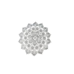 White Lace Table Mat Round Coaster Dish Cloth Bowl Cup Tableware Korean European Style Embroidery Table Runner Vase