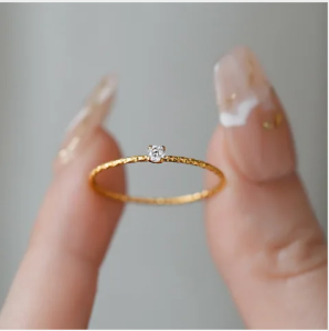 CINCIN WANITA TITANIUM  WARNA GOLD / AKSESORIS WANITA TITANIUM / PERHIASAN FASHION TITANIUM ♥ GIRLIE ACC ♥