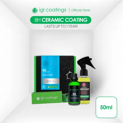 IGL Ecocoat EZ | Graphene Ceramic Coating 8H | Hidrophobik & High Gloss Diamond Finish