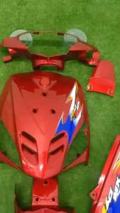 ชุดสี MIO ตัวเก่า สีแดงแก้ว มีจำนวน 6 ชิ้น