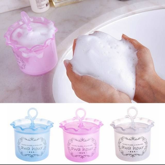 [BEST SELLER] FOAM BUBBLE MAKER Alat Pembuat Busa Facial Wash Sabun Cuci Muka Mandi Shampoo Busa Melimpah Cleansing Rich Micro Foam