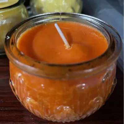 [SG Ready Stock] 24H Smokeless Lotus Butter Lamp Candle Eco-Friendly Ghee Candle for Buddhist Worship Temple Home Altar Offering