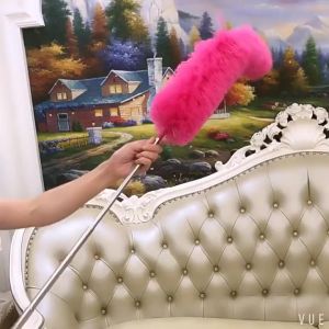 PL Retractable Duster Stainless Steel Long Handle Dusg Brush Car Household Cleaning Tools Microfiber Dust Brush new