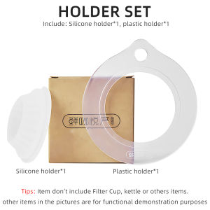 TWTOPSE Coffee Filter Cup Holder Set For Origami Coffee Filter Cup Plastic Silicone Non-slip Rack Bracket