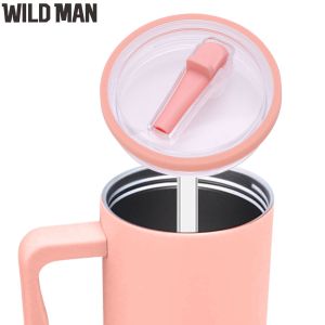 40oz chai nước thể thao ống hút lật nắp thay thế tràn bằng chứng bìa cho Stanley Mug dung tích lớn leakproof chai nước