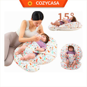 【COZYCASA】Anti-Spit-Up Feeding Pillow |15° Ergonomic Design | Adjustable Strap&SafetyBuckle