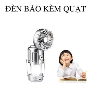 Đèn Pin Camping 3 in 1 Đèn Bão Có Quạt Du Lịch Đi Câu Cá Cắm Trại Picnic Sạc Năng Lượng Mặt Trời kèm Sạc Dự Phòng