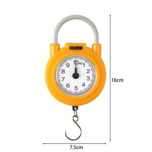 10kg Portable Hanging Mechanical Scale Fish Luggages Kitchen Scale Hanging High Precision Digital Hand Held Spring Scale