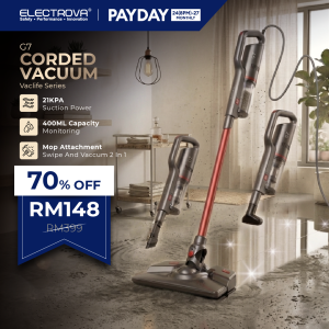Electrova Corded Handheld Vacuum with Mop G7 VacLife Series
