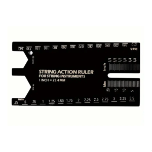 Guitar String Height Ruler String Action Gauge Ruler Guitar Set Up Repairing Luthier Tool for Guitar and Bass Setup