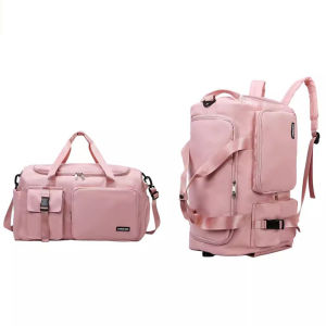 DROPASSIST 2296 Premium Quality Multifunction Travel Bag Gym Backpack with Shoe Compartment Beg Perjalanan