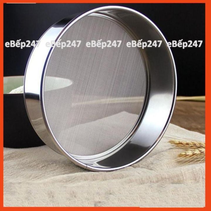 Rây bột inox 15cm loại tốt, cao cấp cứng cáp, sáng bóng bền đẹp, mắt ...