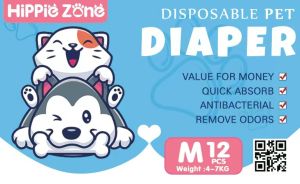 12-36pcs Dog Diaper Pet Diaper for Female Male XXS XS S M L XL Dog Disposable Diapers
