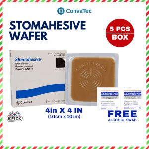 Convatec Stomahesive Skin Barrier 100mm 5 Pieces 21712 Ostomy Supplies Skin Protection Sheet