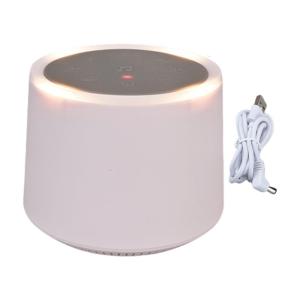 White Noise Sound Machine With Color Light And 36 Natural Sounds For Double Power Supply