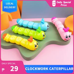 Caterpillar Crawling Model Clockwork Toy Vehicles No-battery Needed Animals Educational Wind Up Toy Kids Favor