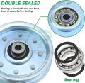 756-0627b Idler Pulley Replaces MTD-756-0627d Pulley, MTD 756-0627d Idler Pulley, MTD 756-0627b Pulley, 756-0627, 956-0627, 756-0365, 956-0365 for Cub Cadet lt1045, LT1046, LT1018 Lawn Decks. 