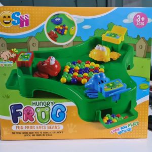 Mainan Hungry Frog Eat Beans Mainan Anak Montessori Game SH