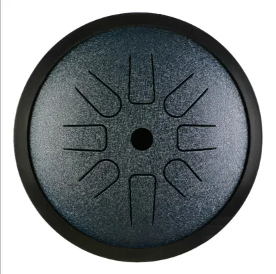 Original Hluru High Pitch 6 Inches 8 Tones Mini Steel Tongue Drum 高音伴侶6吋8音 搭配13音或15音空靈鼓 礼盒装专业级迷你色空鼓蝶形初学者打击乐器