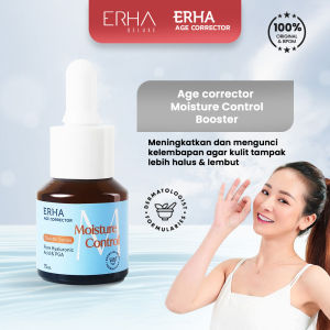 ERHA Age Corrector Moisture Control Booster 15ml - Serum Boster Anti Aging Pure Hyaluronic Acid & PGA