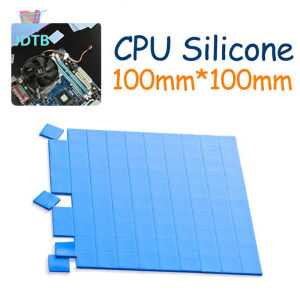 100pcs 10mm*10mm Thermal Pads CPU Heatsink Cooling Conductive Fan Cooler Silicone Heat Sink Cooler Blue
