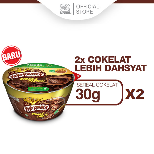 [Paket isi 2] Nestle KOKO KRUNCH Sereal Coklat Double Choco 30g