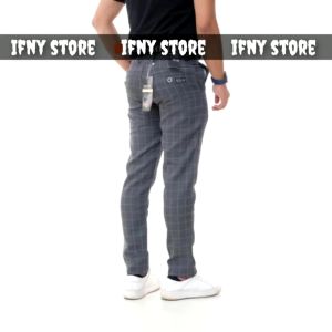 PROMO Celana Tartan Kotak-Kotak Panjang Premium Bahan Katun Semi Wol Non-Stretch Tidak Melar