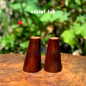 WOODENESIA Kaki meja kayu sofa kursi stool retro 55cm