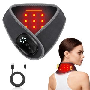 TEWUB 5-Level Temperature Control 2-In-1 Neck Massager Wireless 3-Level Vibration Heated Neck Massager Durable Multi-Function Neck Protection And Warming Artifact for MotherS Day