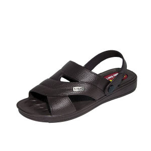 Free Shipping Factory-Priced Black Casual Open-Toe Waterproof And Non-Slip Vietnamese Sandals For Driving Are Selling Well In Stores