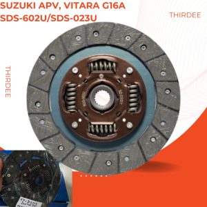 SDS-602U SDS-023U Clutch Disc for Suzuki APV & Vitara G16A G16B Engine - 8.5 Inch (215mm) x 20 Teeth - Heavy Duty Replacement Parts for SUV & MPV - 21515020*22.3